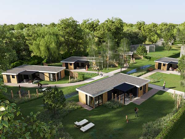 Vrijstaande duinvilla's op Vakantiepark Schouwenduin